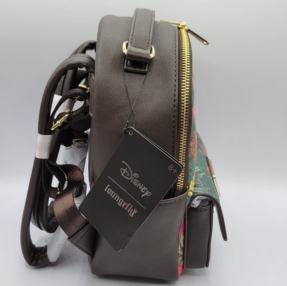 Loungefly Peter Pan & Lost Boys Disney Chibi Jungle Backpack - Picture 6 of 9